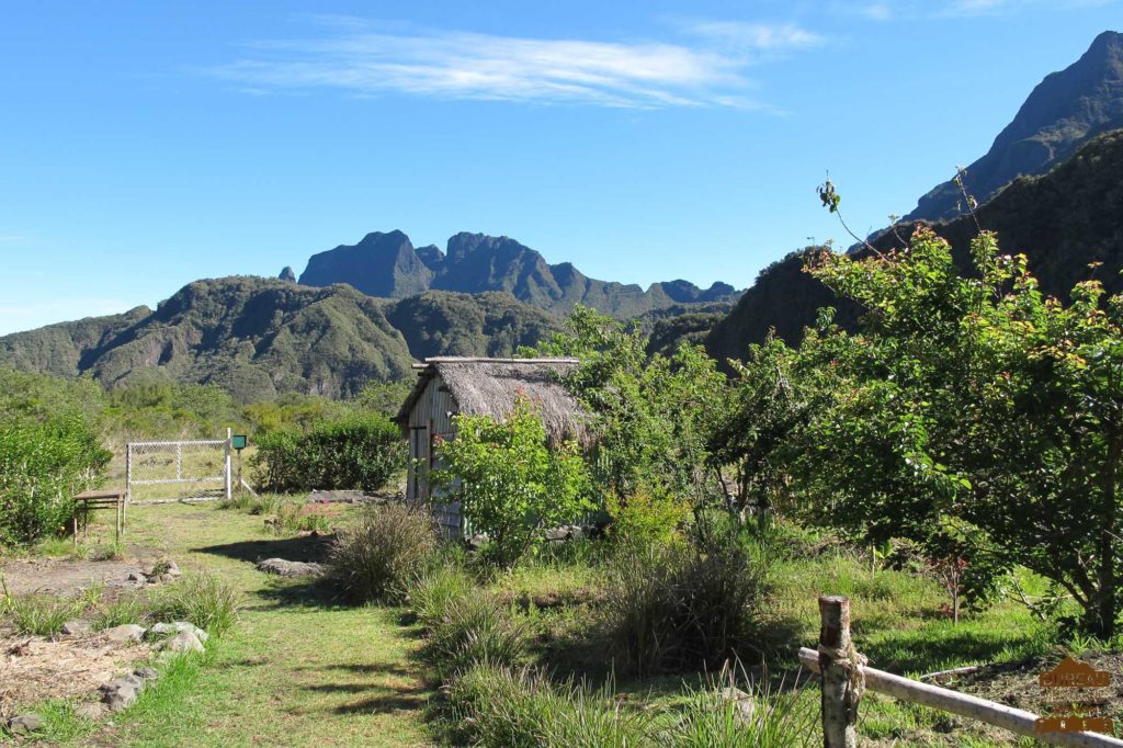 Case traditionnelle dans Marla le Morne de Fourche réunion trek mafate