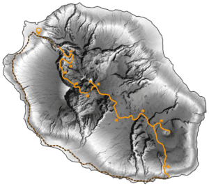 BMR Trek carte traversée diagonale GRR2