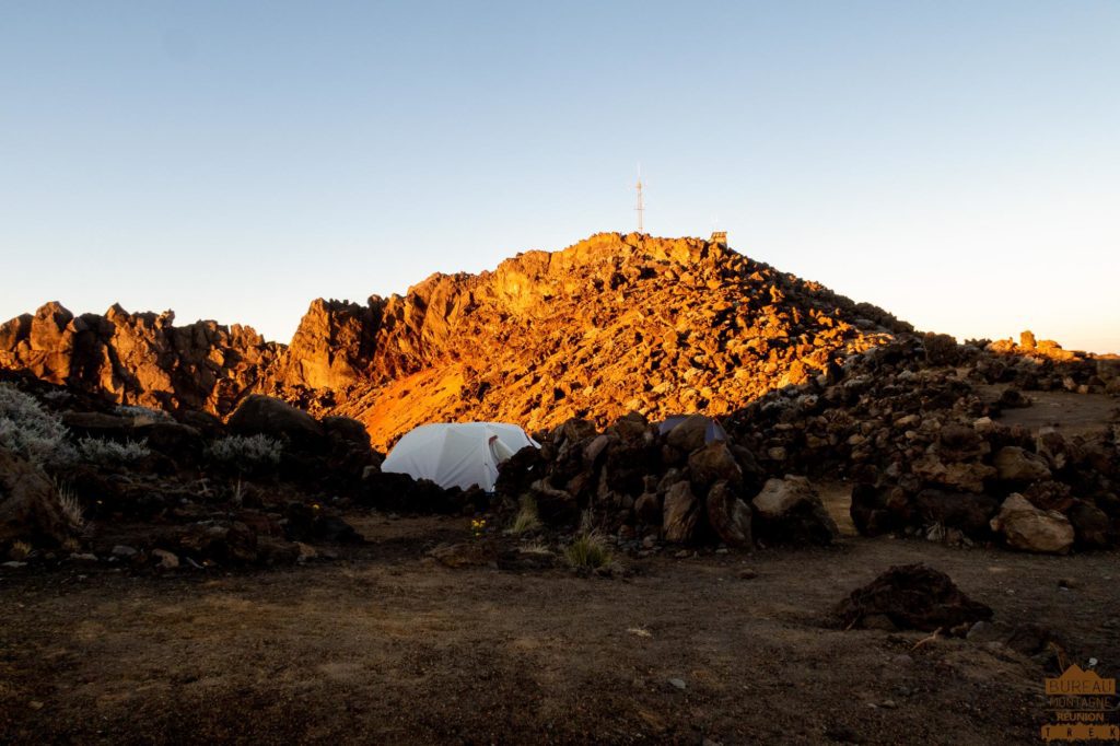 bivouac au piton des Neiges