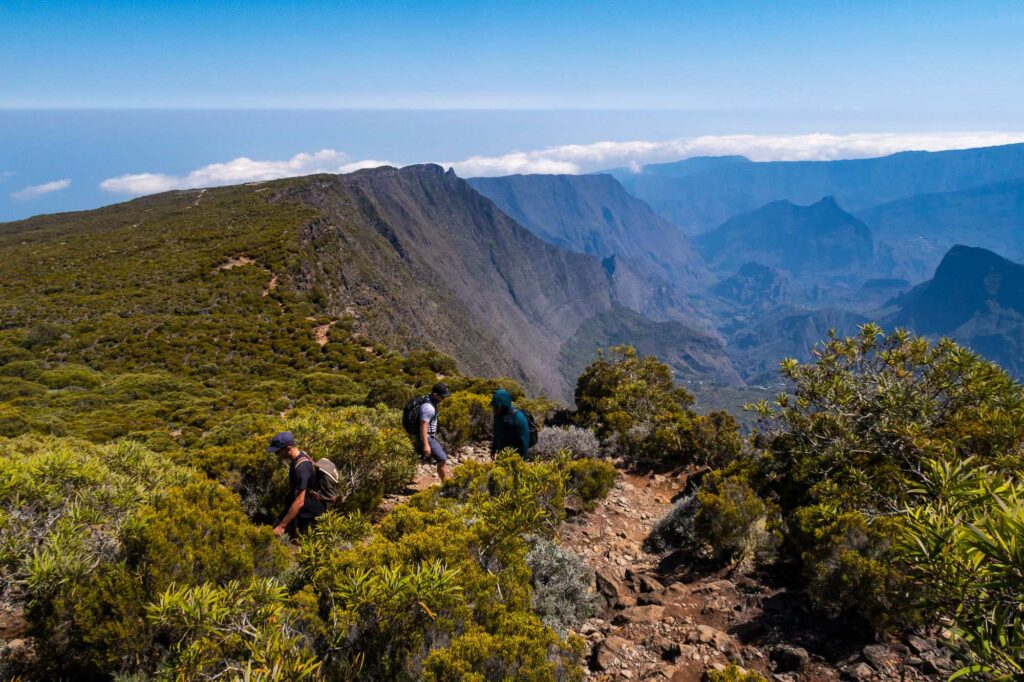 Randonnée guide journée mafate maïdo glacière réunion