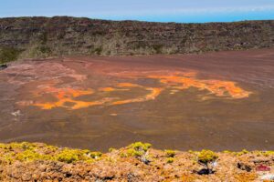 Randonnée sur la plaine des Sables, volcan du piton de la Fournaise, la Réunion