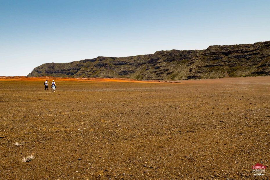 Randonnée sur la plaine des Sables, volcan du piton de la Fournaise, la Réunion