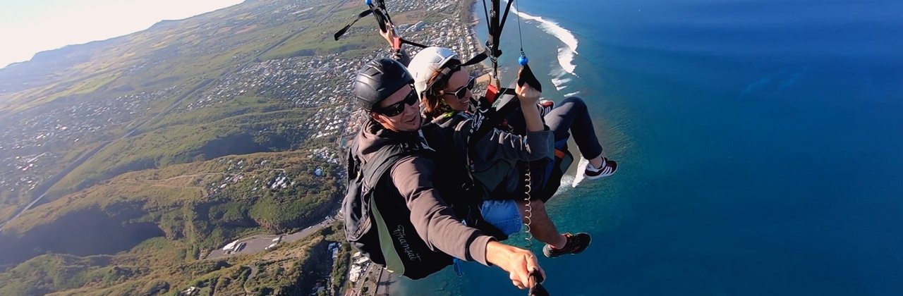 activités outdoor plein air Réunion parapente